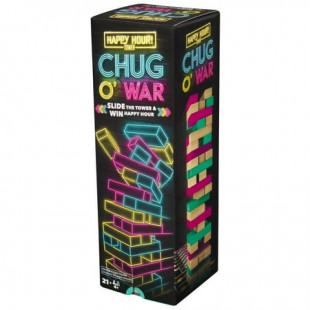 Spin Master Games Happy Hour Tower Chug O’ War Party Game for Adults Ages 21+ – 2 Player