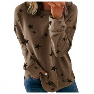 Patlollav Women’s Print Long Sleeve O-Neck Shirt Tops – Flash Picks 2022