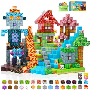 EchoPlan 150PCS Magnetic Blocks – Magnetic Building Blocks for Kids Ages 3-10