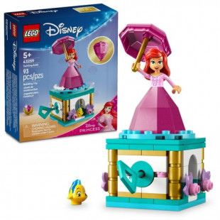 LEGO Disney Princess Twirling Ariel Building Toy - Little Mermaid Gift for Kids