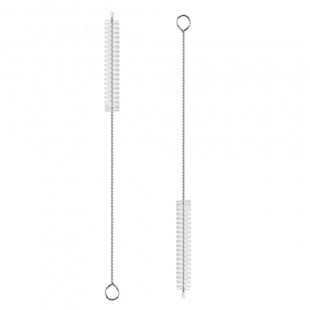 2 Pack Straw Cleaner Brush - Reusable Metal Handles for Stanley Mugs & Sippy Cups