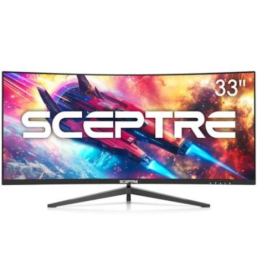 Sceptre New Curved 30-inch Gaming Monitor up to 200Hz 1800R 2025