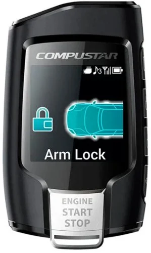 Compustar Q9 2-Way LCD RFX Bundle with LTE Module Remote Upgrade Kit - Black