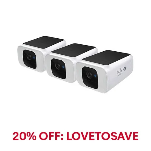 eufy 2K Outdoor Solar Security Cameras (SoloCam S230) Spotlight Cam Night Vision