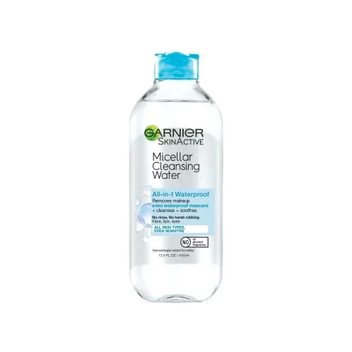 Garnier Micellar Water For Waterproof Makeup, 13.5 Fl Oz (400mL), 1 Count