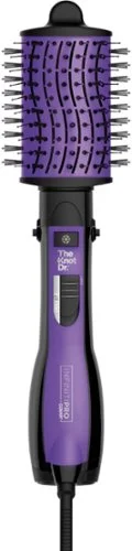 Conair InfinitiPRO Knot Dr. Detangling Hot Air All-in-One Dryer Brush - Purple And Black