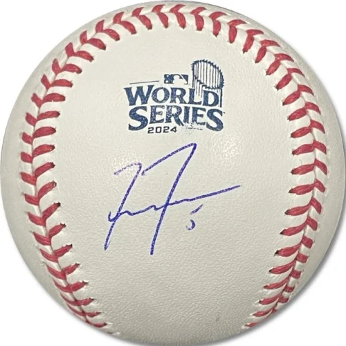 Freddie Freeman Signed Autographed 2024 World Series Baseball Dodgers MLB