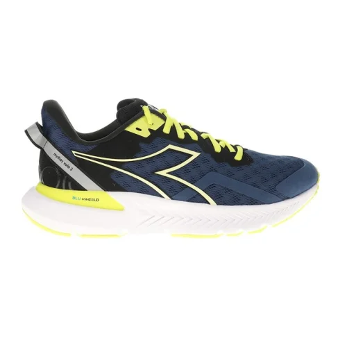 diadora Mythos Blushield Volo 3 Running Mens Blue Sneakers Athletic Shoes 17909