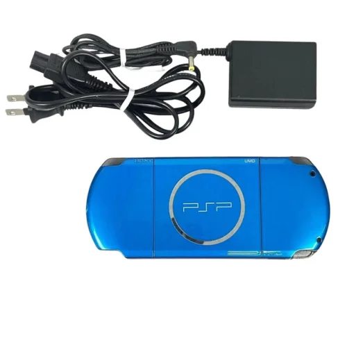 Sony PSP-3000 Vibrant Blue Console Region Free Used