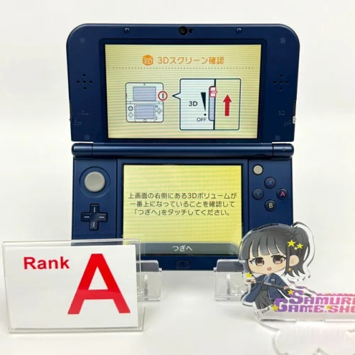 Nintendo new 3DS LL XL Metallic Blue A Rank Console Japanese Only 310