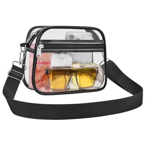 Clear Bag for Stadium Events, Concerts, and Festivals - Ideal for Women and Men