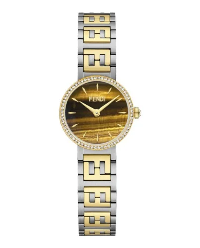 Fendi Women's Two Tone 19mm Bracelet Fashion Watch
