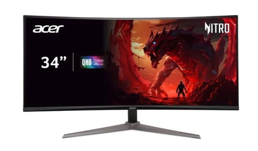 Certified Refurbished Acer ED342CK 34" Curved LCD Gaming Monitor 180Hz 3440x1440
