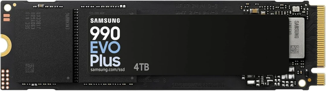 Samsung 990 EVO Plus SSD 4TB, PCIe Gen 4x4 | Gen 5x2 M.2, Speeds Up-to 7,250 MB/s