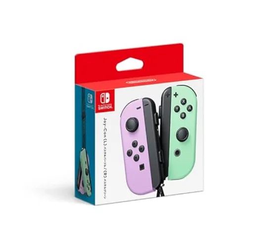 Joy-Con (L)/(R) - Pastel Purple/Pastel Green (Japan Stock) - Nintendo Switch Controller