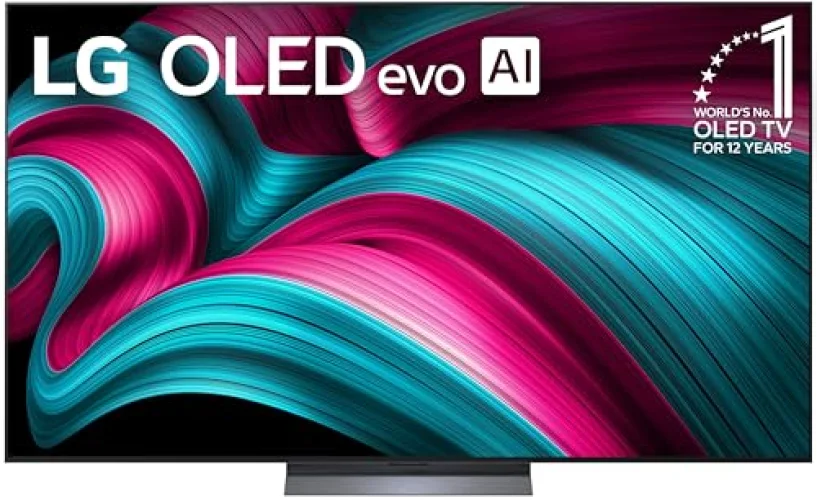 LG 77-Inch Class OLED evo AI 4K C5 Series Smart TV with Dolby Atmos, Vision, and Alexa