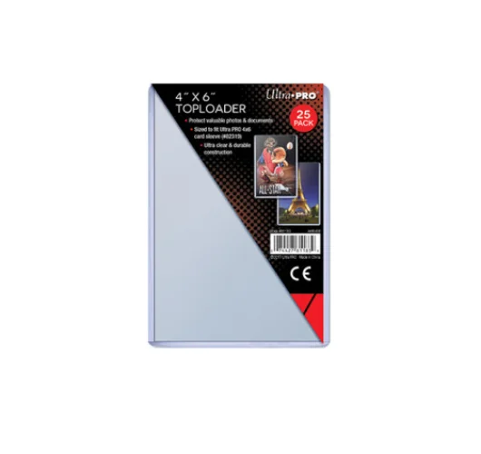 5-Count Ultra Pro 4x6 Toploaders Rigid Card Holders for Photos, Prints, and Postcards