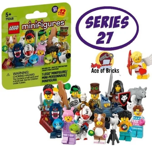 12 LEGO Series 27 Collectible Minifigures 71048 Complete Set (SEALED)