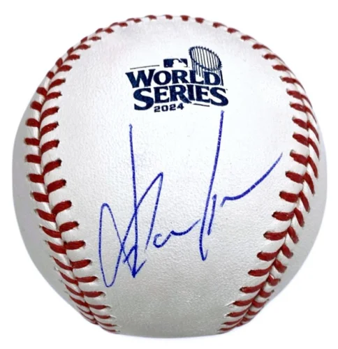 Yoshinobu Yamamoto Signed Autograph Baseball 2024 World Series Dodgers Fanatics