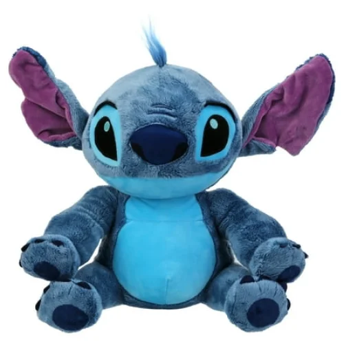 Disney Stitch Plush Toy, 14 Inch, Ages 2+ - Soft, Fuzzy Blue Alien Stuffed Animal for Hugs & Play