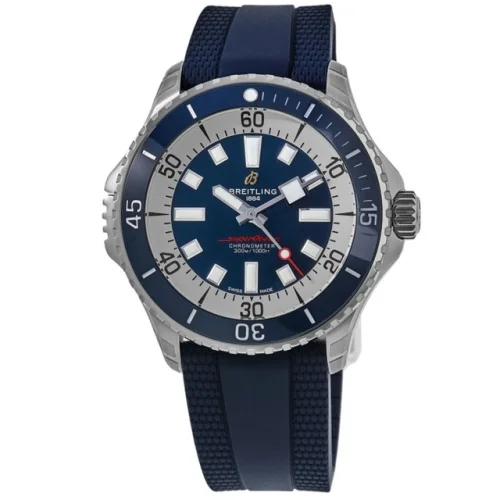 New Breitling Superocean Automatic 46 Blue Dial Men's Watch A17378E71C1S1