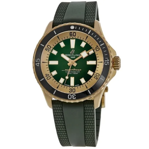 New Breitling Superocean Automatic 42 Green Dial Men's Watch N17375201L1S1