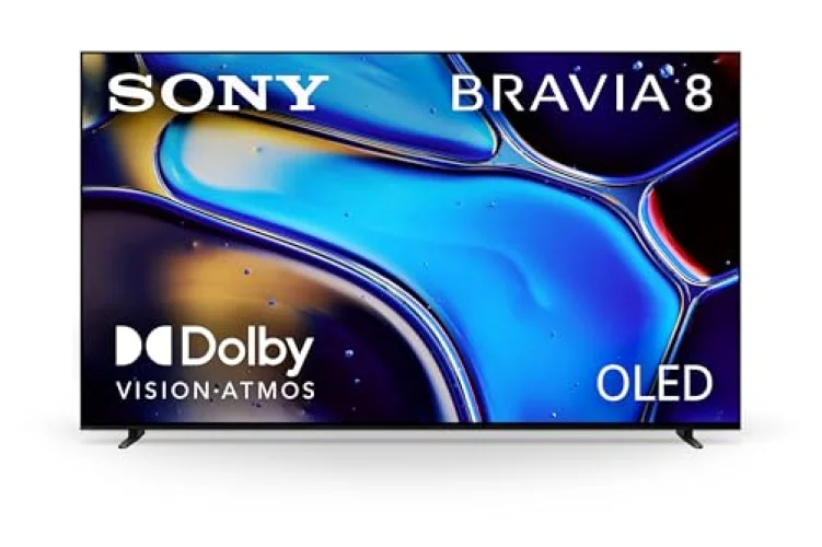 Sony 55 Inch OLED 4K Ultra HD TV BRAVIA 8 Smart Google TV with Dolby Vision HDR (K-55XR80)
