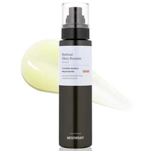 MEDITHERAPY Retinal Skin Booster Serum – Anti-Aging Retinol for Face and Body – Pore Minimizer, 5.07 Fl. Oz