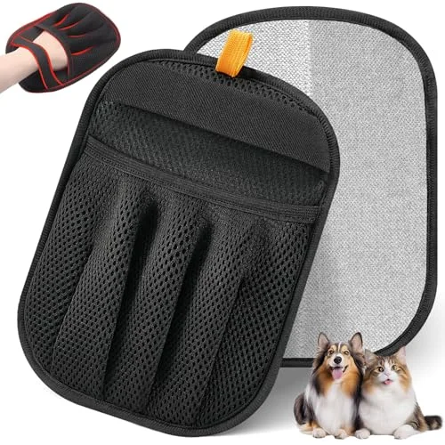 Pet Hair Removal Glove for Cats & Dogs, Reusable Magic Brush Pet Hair Remover Tool
