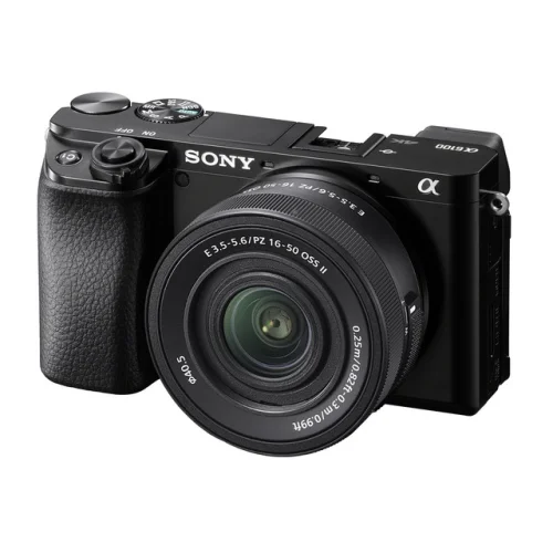 Sony Alpha a6100 APS C Mirrorless Lens Black Camera with 16 to 50mm Lens