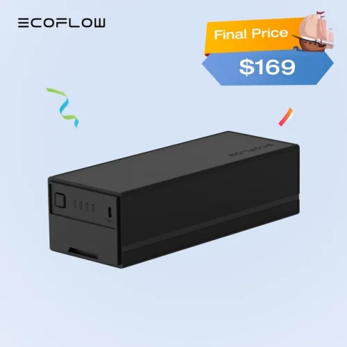 EcoFlow GLACIER Car Refrigerator Plug-in Battery for Camping, Travel, and Fishing
