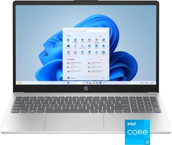 HP 15.6" Laptop - Intel Core i3 - 8GB Memory - 128GB UFS - Natural Silver