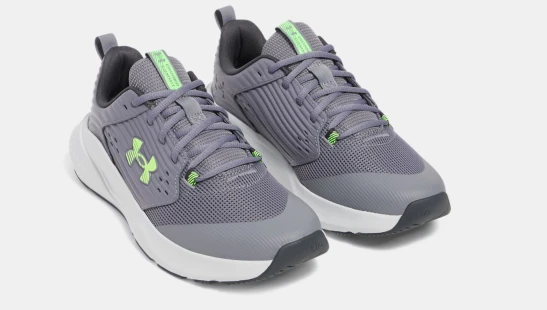 UA Commit 4 Men's Training Shoes (Titan Gray / Halo Gray)