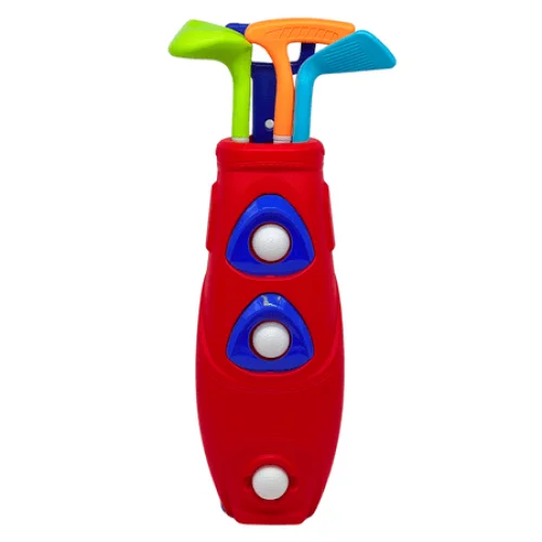 Play Day Jumbo Golf Caddy Game for Young Children, Ages 3 and Up with Clubs, Balls, and Holes