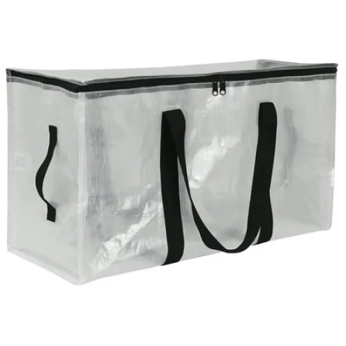 Mainstays Heavy Duty Clear 20 Gallon Storage and Moving Bag with Handles for Clothing and Household Items