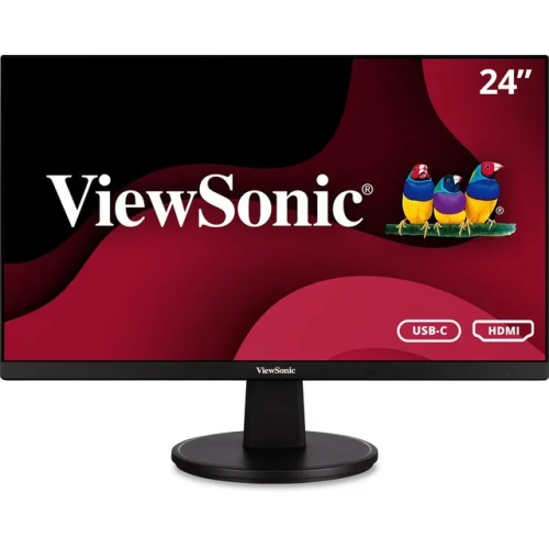 ViewSonic VA2447-MHU-S 24" Full HD 1080p USB C Monitor - Certified Refurbished