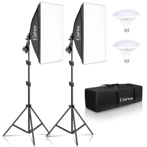 86" 20" x 27" Softbox Lighting Continuous Photo Studio Light System Equipment