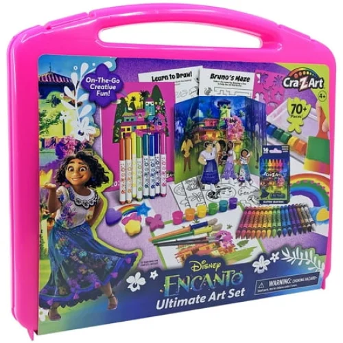 Disney Encanto Ultimate Art Set by Cra-Z-Art - 70+ Pieces for Budding Artists Ages 4+