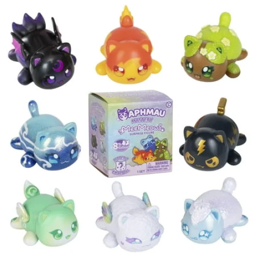 Aphmau MeeMeow Mystery Figures – Series 7; Blind Box Toy, 1 of 8 Elemental MeeMeows, Official Merch