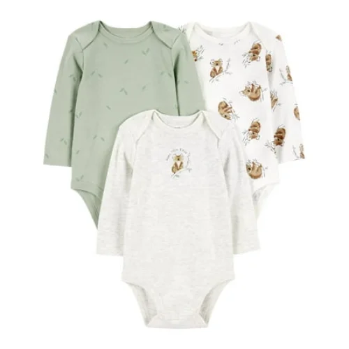 3-Piece Carter's Child of Mine Baby Unisex Bodysuits, Sizes Preemie-18 Months