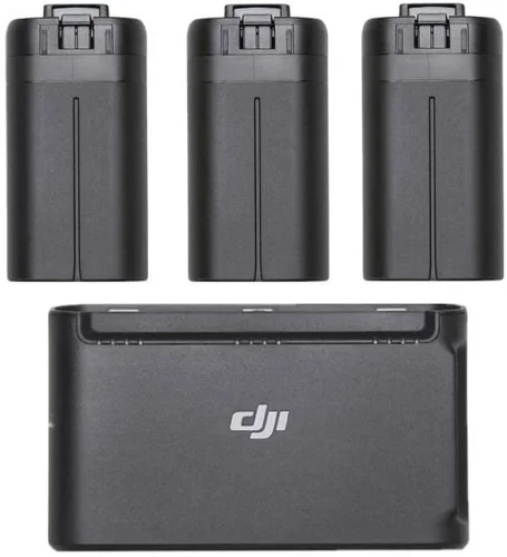 3-Pack DJI Mavic Mini Batteries with Charging Hub - Certified Refurbished
