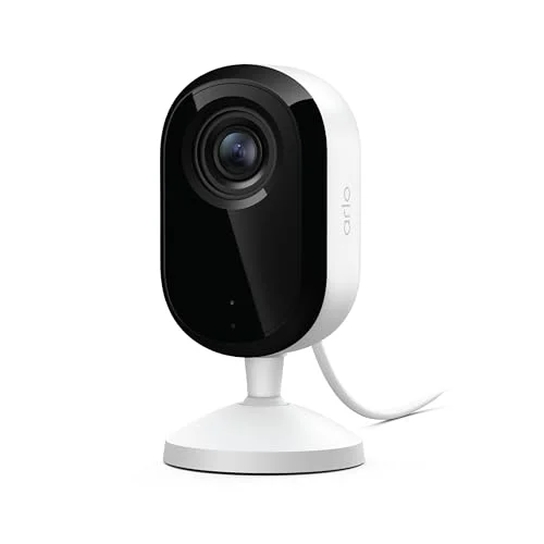 Arlo Essential Indoor Security Camera 2K (3rd Gen) - White, 1 Camera, Motion & Audio Detection