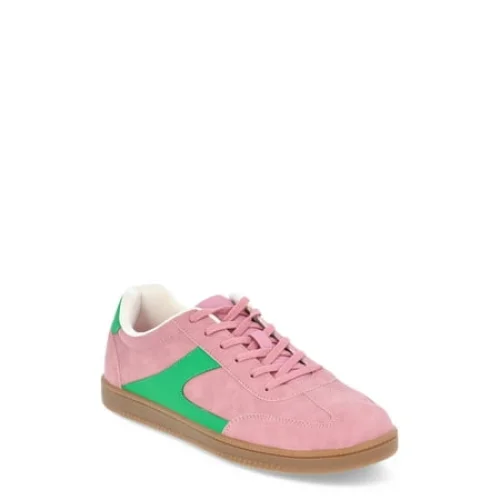 No Boundaries Women's Lace Up Sport Sneakers, Wide Width Available - Stylish and Comfortable Athletic Footwear