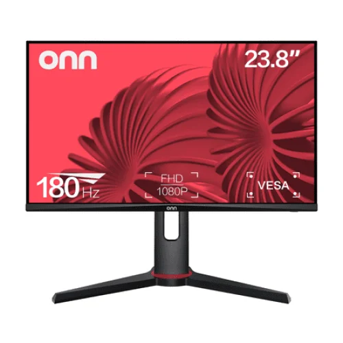 onn 24" FHD 180Hz 1ms FreeSync Gaming Monitor with HDMI and DP Cables, Black