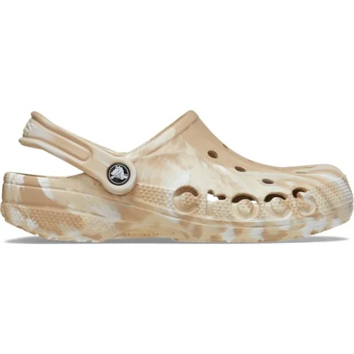 Crocs Baya Marbled Clog – Slip-On, Waterproof, Lightweight, Pivot Heel Strap