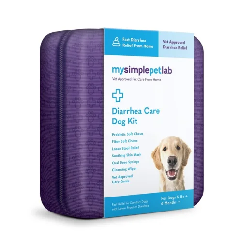 MySimplePetLab Dog Diarrhea Care Kit Loose Stool Relief Travel