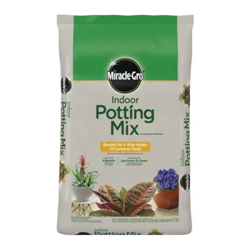 16 qt Miracle-Gro Indoor Potting Mix, Blended for Houseplants, Feeds for 6 Months