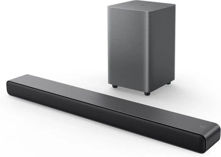 TCL 2.1 Channel S-Class Soundbar with Wireless Subwoofer Dolby Atmos Black S55H