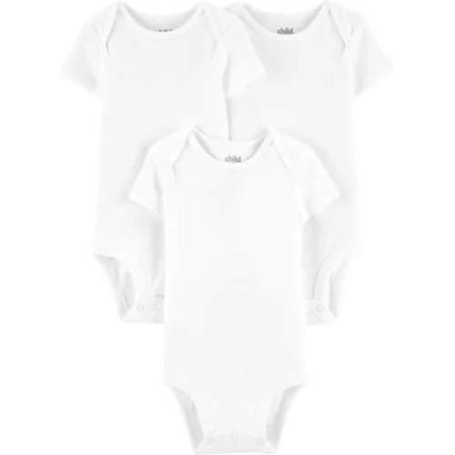 3-Pack Carter's Child of Mine Baby Boys & Girls Short Sleeve Bodysuits, Preemie-18M