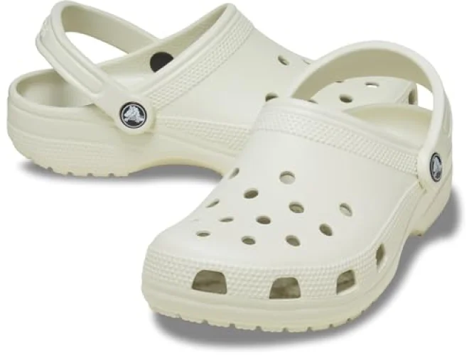 Crocs Kids Unisex Classic Clog Linen 4 Medium